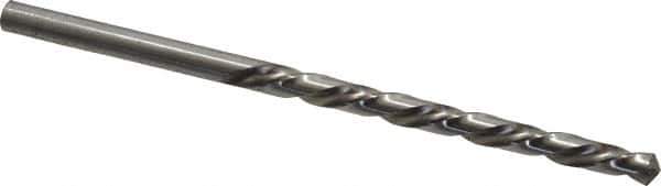 Chicago-Latrobe - #21 118° High Speed Steel Jobber Drill - Bright Finish, Left Hand Cut, Spiral Flute, Straight Shank, 3-1/2" OAL, Standard Point - Apex Tool & Supply