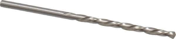 Chicago-Latrobe - #39 118° High Speed Steel Jobber Drill - Bright Finish, Left Hand Cut, Spiral Flute, Straight Shank, 2-3/8" OAL, Standard Point - Apex Tool & Supply