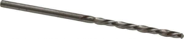 Chicago-Latrobe - #44 118° High Speed Steel Jobber Drill - Bright Finish, Left Hand Cut, Spiral Flute, Straight Shank, 2-1/8" OAL, Standard Point - Apex Tool & Supply
