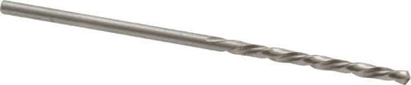 Chicago-Latrobe - #50 118° High Speed Steel Jobber Drill - Bright Finish, Left Hand Cut, Spiral Flute, Straight Shank, 2" OAL, Standard Point - Apex Tool & Supply