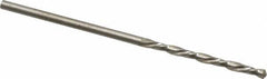Chicago-Latrobe - #52 118° High Speed Steel Jobber Drill - Bright Finish, Left Hand Cut, Spiral Flute, Straight Shank, 1-7/8" OAL, Standard Point - Apex Tool & Supply