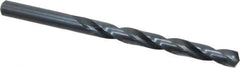 Chicago-Latrobe - 19/64" 135° High Speed Steel Jobber Drill - Oxide Finish, Right Hand Cut, Spiral Flute, Straight Shank, 4-3/8" OAL, Split Point - Apex Tool & Supply