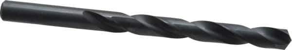 Chicago-Latrobe - 23/64" 135° High Speed Steel Jobber Drill - Oxide Finish, Right Hand Cut, Spiral Flute, Straight Shank, 4-7/8" OAL, Split Point - Apex Tool & Supply