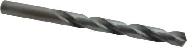 Chicago-Latrobe - 13/32" 135° High Speed Steel Jobber Drill - Oxide Finish, Right Hand Cut, Spiral Flute, Straight Shank, 5-1/4" OAL, Split Point - Apex Tool & Supply