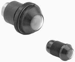 Norgren - 10-32 Female UNF Bottom Rotowink Pressure Indicator - 1 to 15 psiG, Black Unactuated Color & Red Actuated Color - Apex Tool & Supply