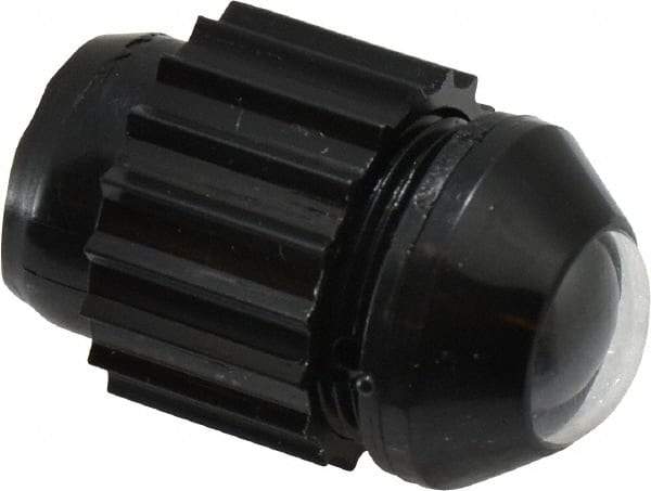 Norgren - 10-32 Female UNF Bottom Rotowink Pressure Indicator - 1 to 15 psiG, Black Unactuated Color & Green Actuated Color - Apex Tool & Supply