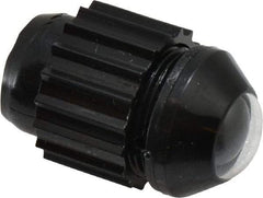 Norgren - 10-32 Female UNF Bottom Rotowink Pressure Indicator - 1 to 15 psiG, Black Unactuated Color & Green Actuated Color - Apex Tool & Supply