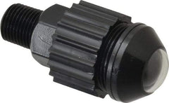 Norgren - 1/8" Male NPTF Bottom Rotowink Pressure Indicator - 15 to 150 psiG, Black Unactuated Color & Red Actuated Color - Apex Tool & Supply