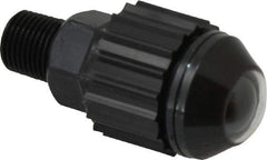 Norgren - 1/8" Male NPTF Bottom Rotowink Pressure Indicator - 15 to 150 psiG, Black Unactuated Color & Green Actuated Color - Apex Tool & Supply