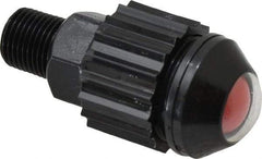 Norgren - 1/8" Male NPTF Bottom Rotowink Pressure Indicator - 15 to 150 psiG, Red Unactuated Color & Green Actuated Color - Apex Tool & Supply