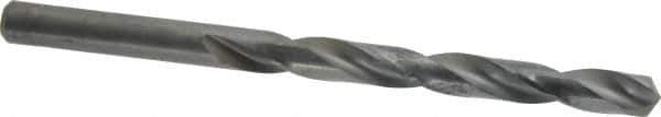 Chicago-Latrobe - Letter L 135° High Speed Steel Jobber Drill - Oxide Finish, Right Hand Cut, Spiral Flute, Straight Shank, 4-1/4" OAL, Split Point - Apex Tool & Supply
