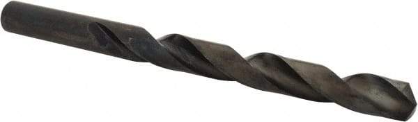 Chicago-Latrobe - Letter W 135° High Speed Steel Jobber Drill - Oxide Finish, Right Hand Cut, Spiral Flute, Straight Shank, 5-1/8" OAL, Split Point - Apex Tool & Supply