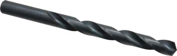 Chicago-Latrobe - Letter Z 135° High Speed Steel Jobber Drill - Oxide Finish, Right Hand Cut, Spiral Flute, Straight Shank, 5-1/4" OAL, Split Point - Apex Tool & Supply