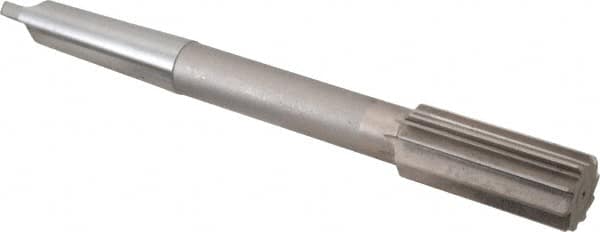 Interstate - 1-7/32" High Speed Steel 10 Flute Chucking Reamer - Apex Tool & Supply