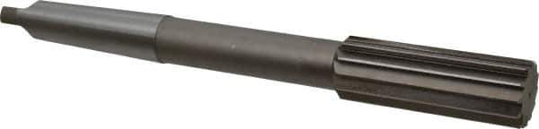 Interstate - 1-9/16" High Speed Steel 12 Flute Chucking Reamer - Straight Flute, 4MT Morse Taper Shank, 3-1/2" Flute Length, 12-1/2" OAL - Apex Tool & Supply