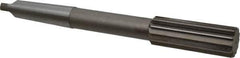 Interstate - 1-9/16" High Speed Steel 12 Flute Chucking Reamer - Straight Flute, 4MT Morse Taper Shank, 3-1/2" Flute Length, 12-1/2" OAL - Apex Tool & Supply