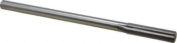 Interstate - 11mm High Speed Steel Chucking Reamer - Straight Flute, Straight Shank, 1-3/4" Flute Length, 7" OAL - Apex Tool & Supply