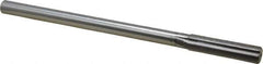 Interstate - 11mm High Speed Steel Chucking Reamer - Straight Flute, Straight Shank, 1-3/4" Flute Length, 7" OAL - Apex Tool & Supply