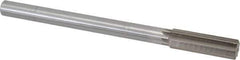 Interstate - 19mm High Speed Steel Chucking Reamer - Straight Flute, Straight Shank, 2-1/4" Flute Length, 9" OAL - Apex Tool & Supply