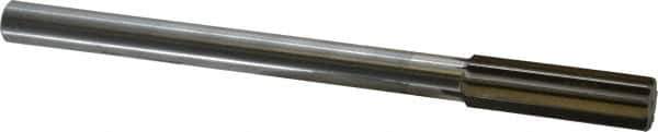 Interstate - 20mm High Speed Steel Chucking Reamer - Straight Flute, Straight Shank, 2-1/2" Flute Length, 9-1/2" OAL - Apex Tool & Supply