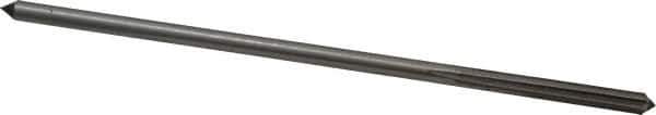 Interstate - 4mm High Speed Steel Chucking Reamer - Straight Flute, Straight Shank, 1-1/8" Flute Length, 4-1/2" OAL - Apex Tool & Supply