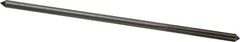 Interstate - 4mm High Speed Steel Chucking Reamer - Straight Flute, Straight Shank, 1-1/8" Flute Length, 4-1/2" OAL - Apex Tool & Supply