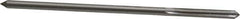 Interstate - 5mm High Speed Steel Chucking Reamer - Straight Flute, Straight Shank, 1-1/4" Flute Length, 5" OAL - Apex Tool & Supply