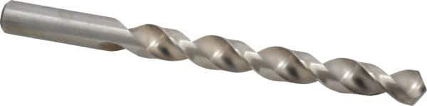 Chicago-Latrobe - 1/2" 118° High Speed Steel Jobber Drill - Bright Finish, Right Hand Cut, Spiral Flute, Straight Shank, 6" OAL, Standard Point - Apex Tool & Supply