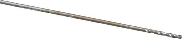 Chicago-Latrobe - #76 118° High Speed Steel Jobber Drill - Bright Finish, Right Hand Cut, Spiral Flute, Straight Shank, 7/8" OAL, Standard Point - Apex Tool & Supply