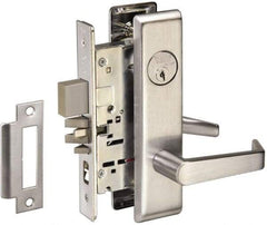 Yale - Extra Heavy Duty Entrance/Apartment Lever Lockset with Dead Bolt - 2-3/4" Back Set, Standard Mortise Cylinder, Satin Chrome Finish - Apex Tool & Supply