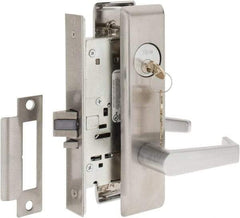 Yale - Extra Heavy Duty Storeroom Lever Lockset - 2-3/4" Back Set, Standard Mortise Cylinder, Satin Chrome Finish - Apex Tool & Supply