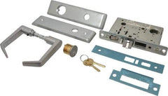 Yale - Extra Heavy Duty Entrance Lever Lockset - 2-3/4" Back Set, Standard Mortise Cylinder, Satin Chrome Finish - Apex Tool & Supply