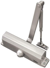 Yale - 42" Door Width, 9-3/4" Closer Body Length, Non-Handed Door Closer Manual Damper - Aluminum Finish, Non-Handed - Apex Tool & Supply