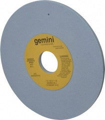 Norton - 7" Diam x 1-1/4" Hole x 1/4" Thick, J Hardness, 80 Grit Surface Grinding Wheel - Aluminum Oxide, Type 1, Medium Grade, 3,600 Max RPM, No Recess - Apex Tool & Supply