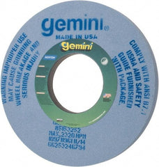 Norton - 14" Diam x 5" Hole x 1" Thick, J Hardness, 60 Grit Surface Grinding Wheel - Aluminum Oxide, Type 1, Medium Grade, 2,320 Max RPM, No Recess - Apex Tool & Supply