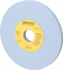 Norton - 7" Diam x 1-1/4" Hole x 1/2" Thick, I Hardness, 60 Grit Surface Grinding Wheel - Aluminum Oxide, Type 1, Medium Grade, 3,600 Max RPM, No Recess - Apex Tool & Supply