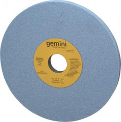 Norton - 8" Diam x 1-1/4" Hole x 1/2" Thick, I Hardness, 46 Grit Surface Grinding Wheel - Aluminum Oxide, Type 1, Coarse Grade, 3,105 Max RPM, No Recess - Apex Tool & Supply