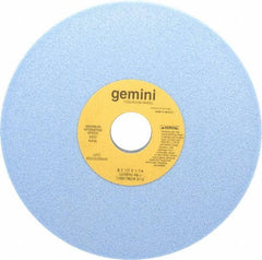 Norton - 8" Diam x 1-1/4" Hole x 1/2" Thick, J Hardness, 46 Grit Surface Grinding Wheel - Aluminum Oxide, Type 1, Coarse Grade, 3,600 Max RPM, No Recess - Apex Tool & Supply