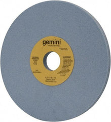 Norton - 8" Diam x 1-1/4" Hole x 1/2" Thick, H Hardness, 60 Grit Surface Grinding Wheel - Aluminum Oxide, Type 1, Medium Grade, 3,600 Max RPM, No Recess - Apex Tool & Supply