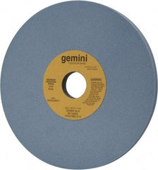 Norton - 8" Diam x 1-1/4" Hole x 1/2" Thick, K Hardness, 80 Grit Surface Grinding Wheel - Aluminum Oxide, Type 1, Medium Grade, 3,600 Max RPM, No Recess - Apex Tool & Supply