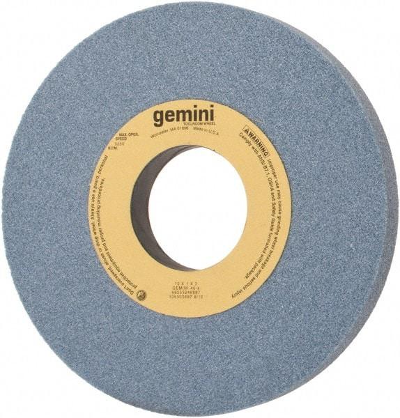 Norton - 10" Diam x 3" Hole x 1" Thick, K Hardness, 46 Grit Surface Grinding Wheel - Aluminum Oxide, Type 1, Coarse Grade, 3,250 Max RPM, No Recess - Apex Tool & Supply