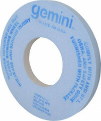 Norton - 12" Diam x 5" Hole x 1" Thick, J Hardness, 60 Grit Surface Grinding Wheel - Aluminum Oxide, Type 1, Medium Grade, 2,705 Max RPM, No Recess - Apex Tool & Supply