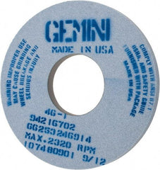 Norton - 14" Diam x 5" Hole x 1" Thick, I Hardness, 46 Grit Surface Grinding Wheel - Aluminum Oxide, Type 1, Coarse Grade, 2,320 Max RPM, No Recess - Apex Tool & Supply