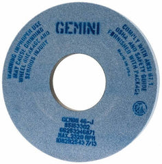 Norton - 14" Diam x 5" Hole x 1-1/2" Thick, J Hardness, 46 Grit Surface Grinding Wheel - Aluminum Oxide, Type 5, Coarse Grade, 2,320 Max RPM, One-Side Recess - Apex Tool & Supply