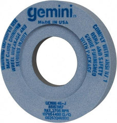 Norton - 12" Diam x 5" Hole x 2" Thick, J Hardness, 46 Grit Surface Grinding Wheel - Aluminum Oxide, Type 7, Coarse Grade, 2,705 Max RPM, Two-Side Recess - Apex Tool & Supply