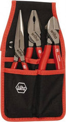 Wiha - 3 Piece Cutting Plier Set - Comes in Clamshell - Apex Tool & Supply