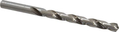 Chicago-Latrobe - 21/64" 118° High Speed Steel Jobber Drill - Bright Finish, Right Hand Cut, Spiral Flute, Straight Shank, 4-5/8" OAL, Standard Point - Apex Tool & Supply