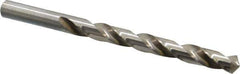 Chicago-Latrobe - 3/8" 118° High Speed Steel Jobber Drill - Bright Finish, Right Hand Cut, Spiral Flute, Straight Shank, 5" OAL, Standard Point - Apex Tool & Supply