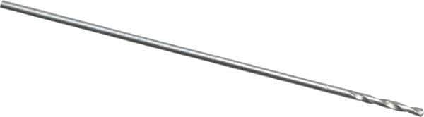 Chicago-Latrobe - #79 118° High Speed Steel Jobber Drill - Bright Finish, Right Hand Cut, Spiral Flute, Straight Shank, 3/4" OAL, Standard Point - Apex Tool & Supply