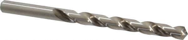 Chicago-Latrobe - Letter N 118° High Speed Steel Jobber Drill - Bright Finish, Right Hand Cut, Spiral Flute, Straight Shank, 4-3/8" OAL, Standard Point - Apex Tool & Supply